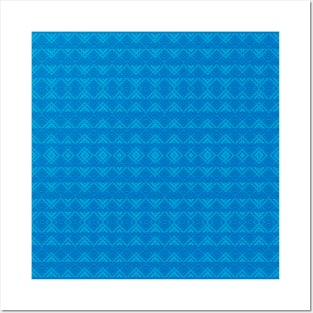 Bright Blue Waves Posters and Art